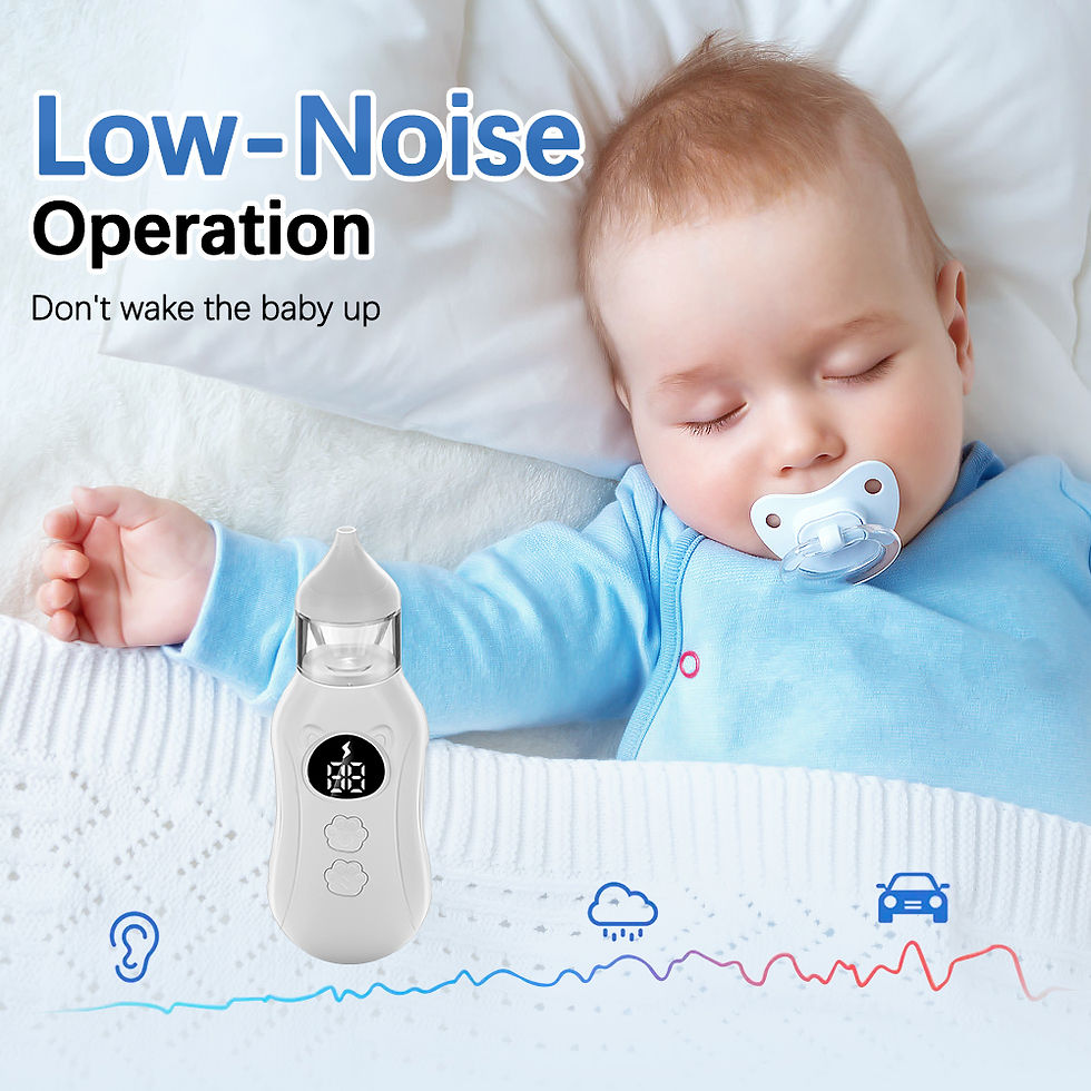 Thumbnail: Baby Nasal Aspirator Electric Nose Cleaner Newborn Baby 9-Speed Nose Suction Dev