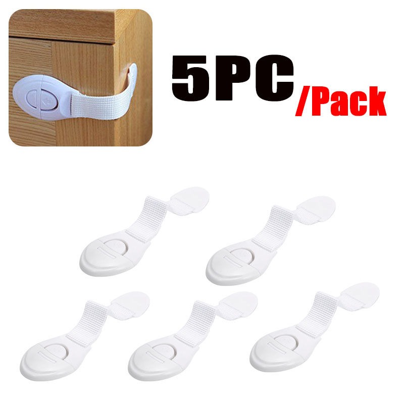 Thumbnail: 10pcs Child Safety Cabinet Lock Baby Proof Security Protector Drawer Door Cabine