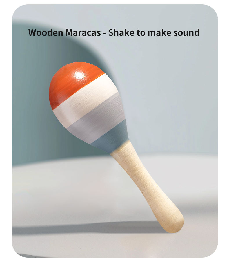 Thumbnail: Baby Handheld Bell, Ringing Instrument, Early Childhood Education, Soothing Bed 