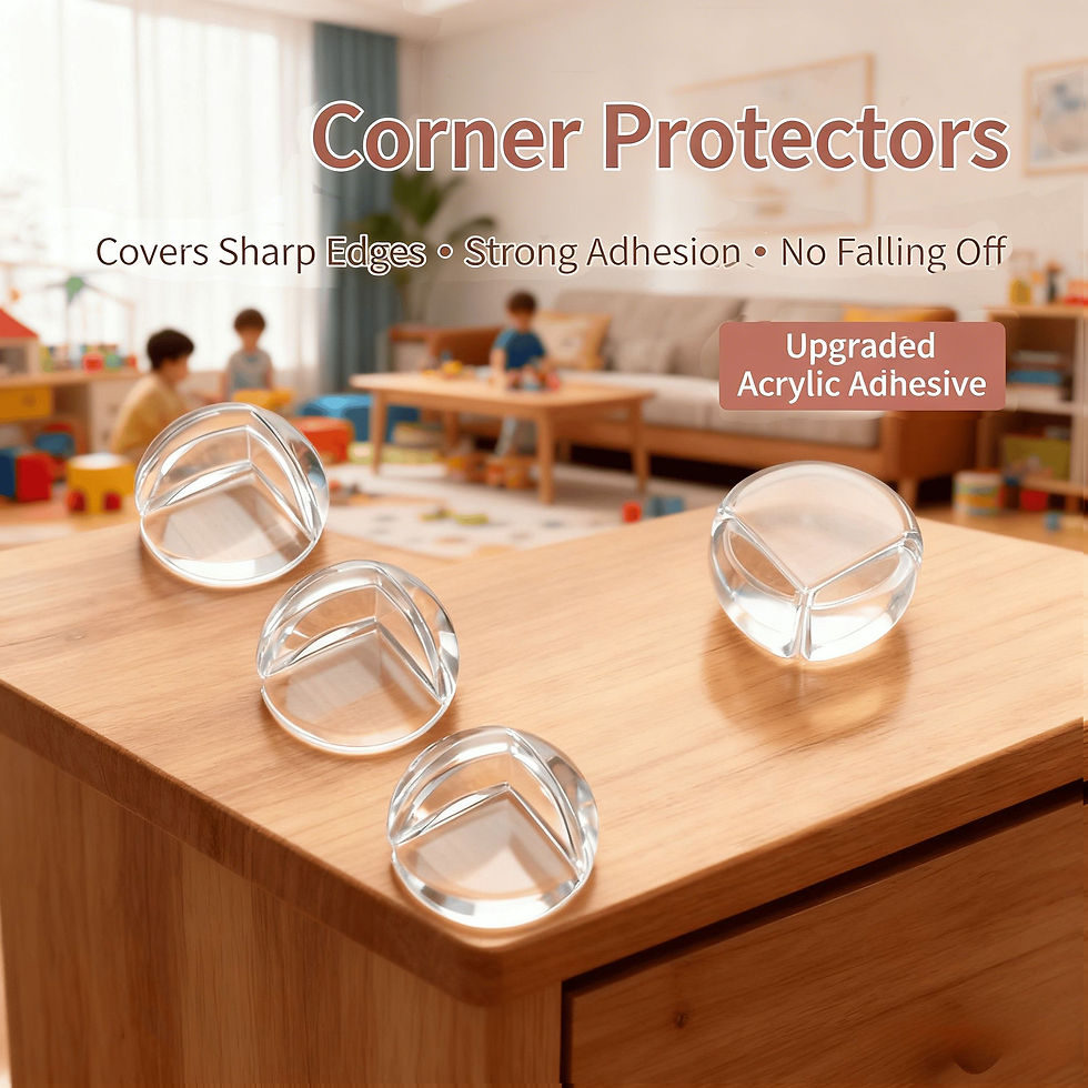 Thumbnail: 4Pcs/10PCS Children Baby Safety Silicone Protector Table Corner Edge Protection 