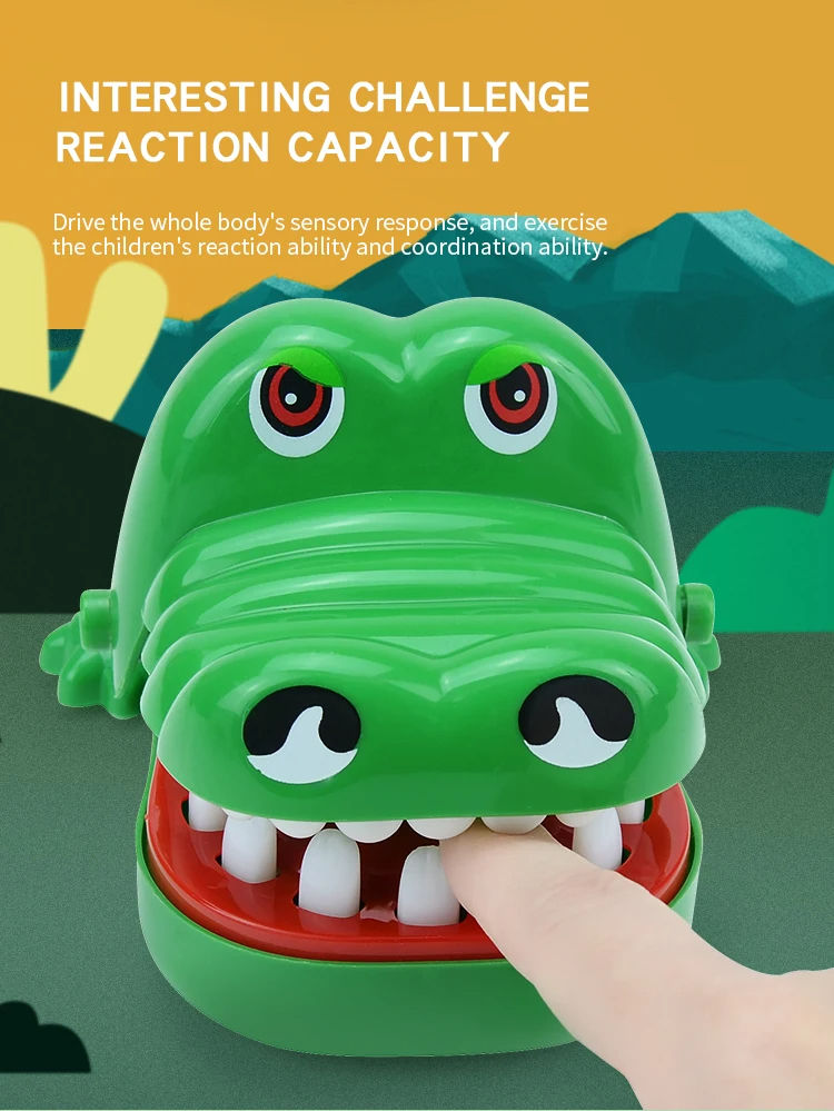 Thumbnail: Bite hand crocodile children's toy stress relief toy Bite hand toy parent-child 