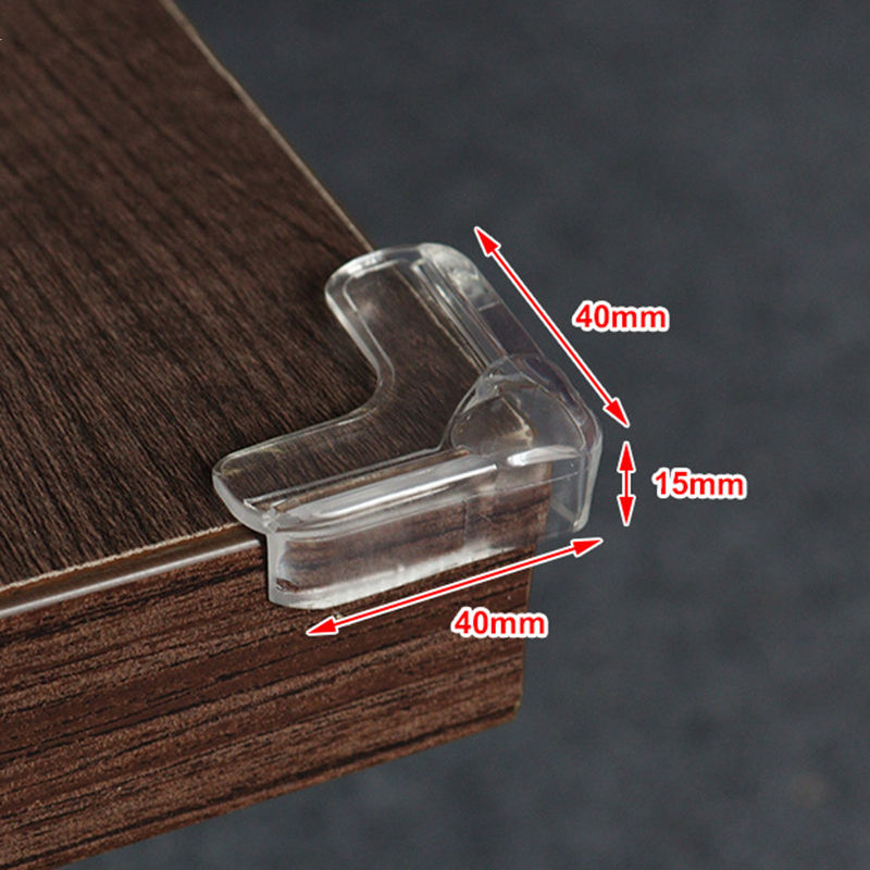Thumbnail: 4Pcs/10PCS Children Baby Safety Silicone Protector Table Corner Edge Protection 