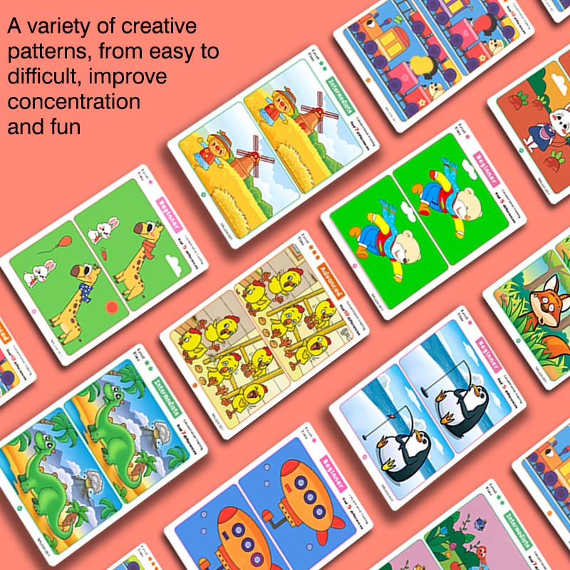 Thumbnail: Children's Educational Games, Focus and Observation Training, Spot the Differenc