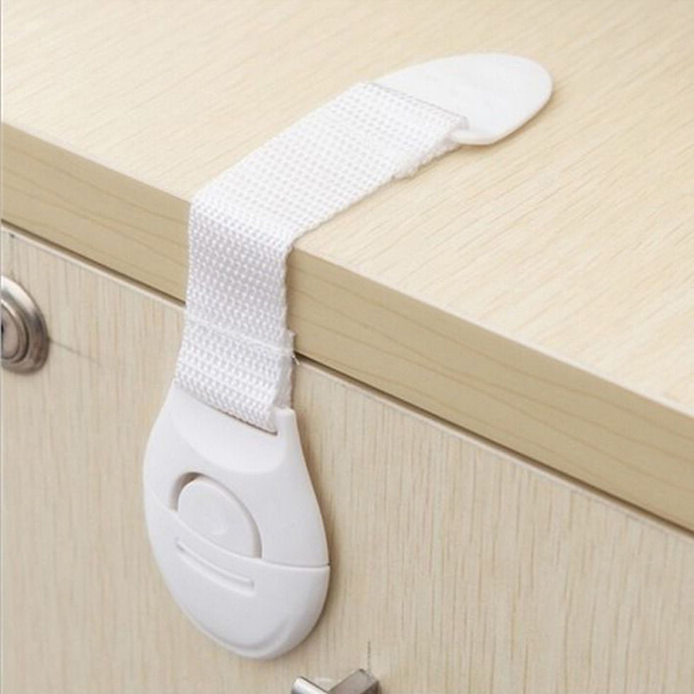 Thumbnail: 10pcs Child Safety Cabinet Lock Baby Proof Security Protector Drawer Door Cabine