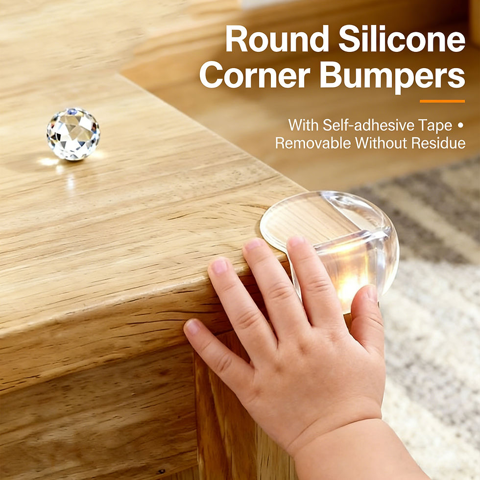 Thumbnail: 4Pcs/10PCS Children Baby Safety Silicone Protector Table Corner Edge Protection 