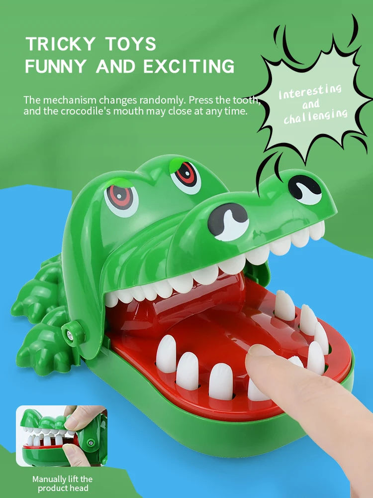 Thumbnail: Bite hand crocodile children's toy stress relief toy Bite hand toy parent-child 