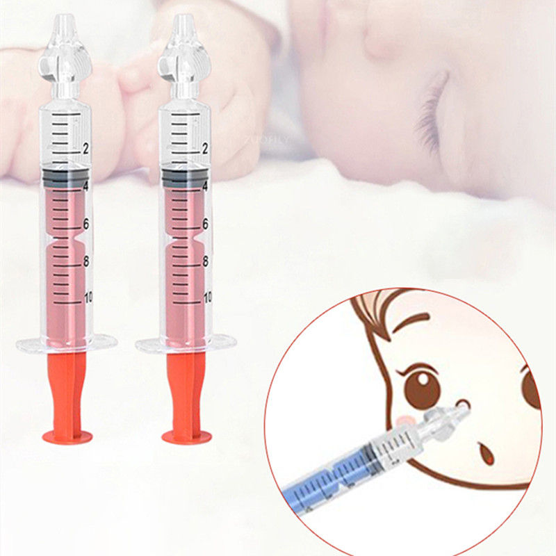 Thumbnail: Silicone Baby Nasal Aspirator Syringe Baby Nose Cleaner Kids Rhinitis Nasal Wash