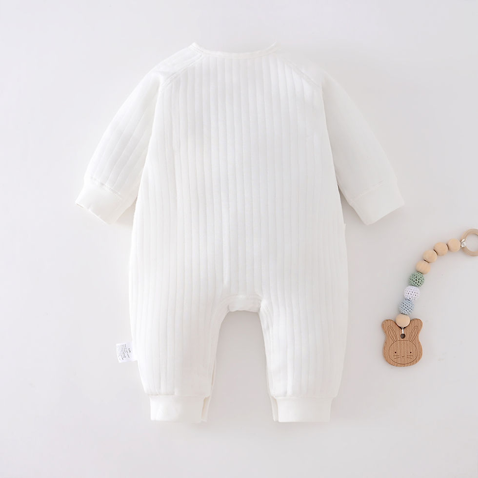 Thumbnail: Somenie Boys Girls Bodysuit Newborn Winter Onesie Clothes Cotton Toddler Home We