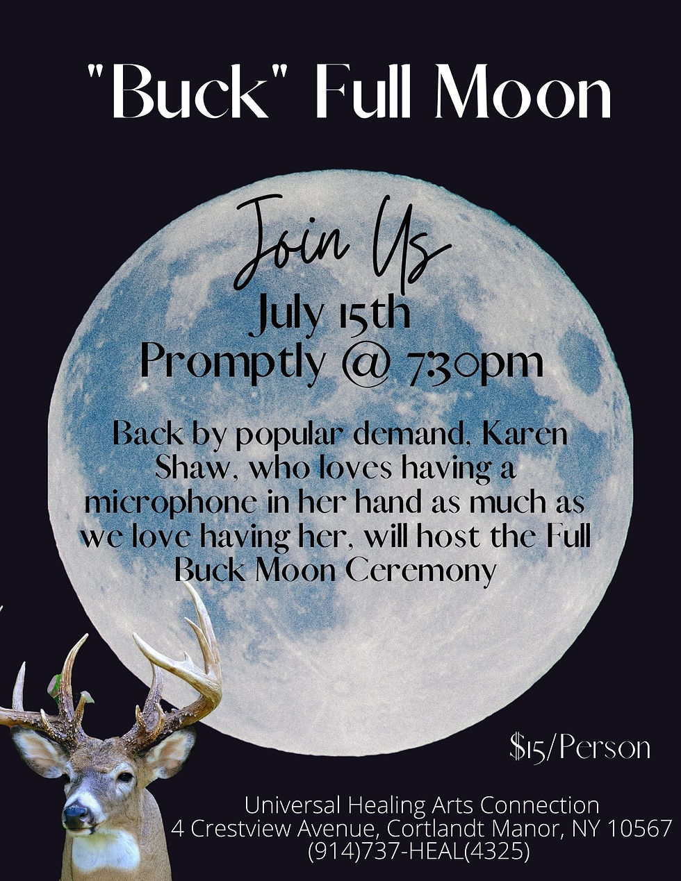 Buck Full Moon Ceremony