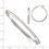 Thumbnail: Sterling Silver Bangle and Hoop Earring Set
