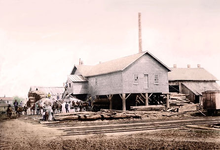 George Blakeslee saw mill circa 1860's