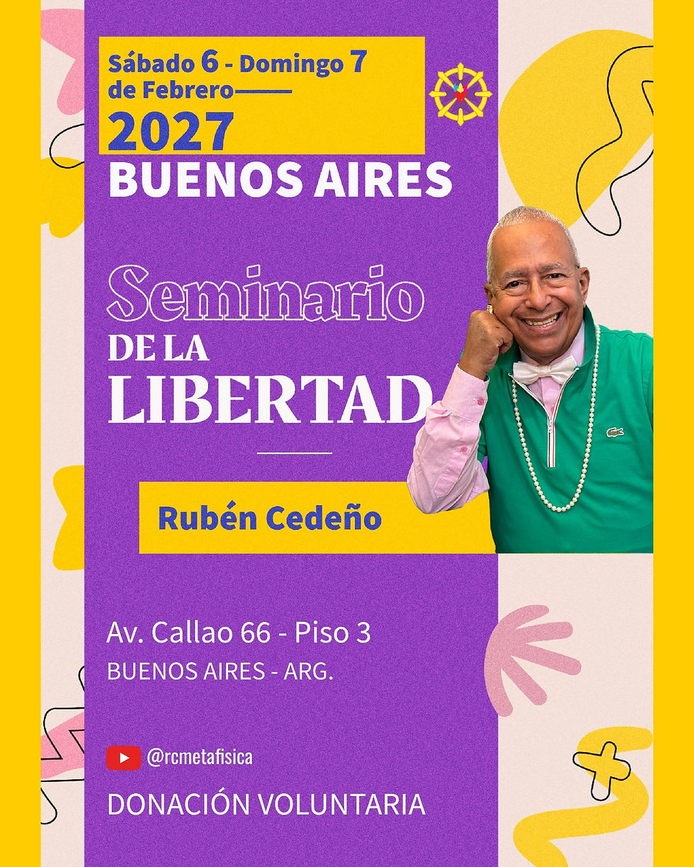 Rubén Cedeño Seminario de Libertad Buenos Aires febrero 2027