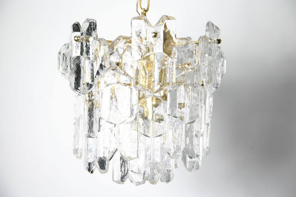 Thumbnail: Palazzo Kalmar Gold, Crystal Chandelier ,1970 Austria