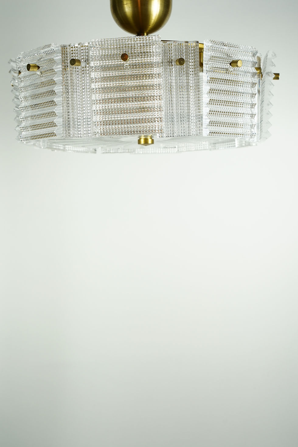 Thumbnail: Two glass Orrefors pendants Carl Fagerlund, Sweden 1950