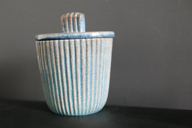 Thumbnail: Vicke Lindstrand, Ekeby Urn and Jar Vase, Sweden, 1960