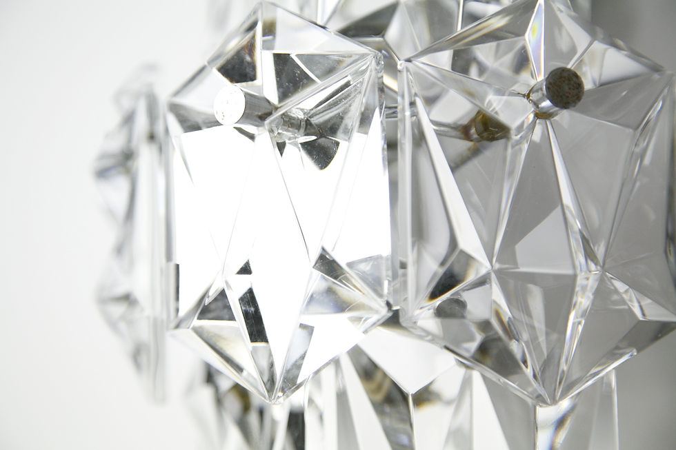Thumbnail: Pair of Kinkeldey Sconces Chrome and Crystal