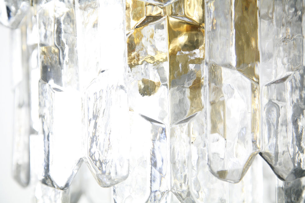 Thumbnail: Palazzo Kalmar Gold, Crystal Chandelier ,1970 Austria
