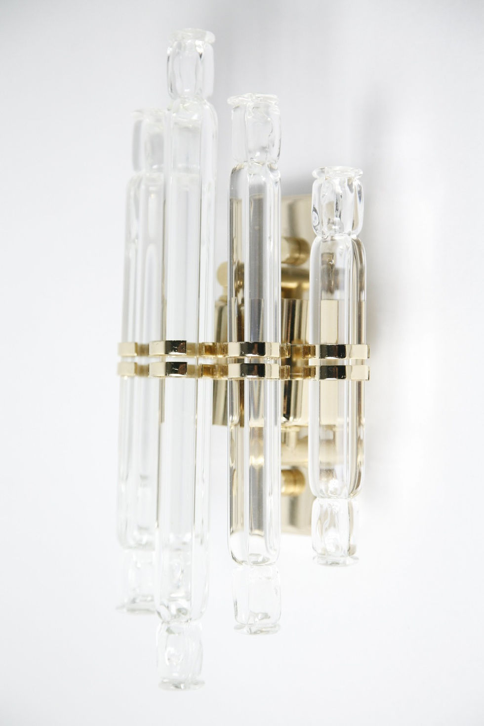 Thumbnail: Pair of Kowatz Crystal Rod  Sconces, Germany, 1980