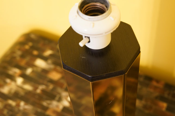 Thumbnail: Hans Agne Jakobsson Table Lamps, Brass Bases, Sweden, 1970