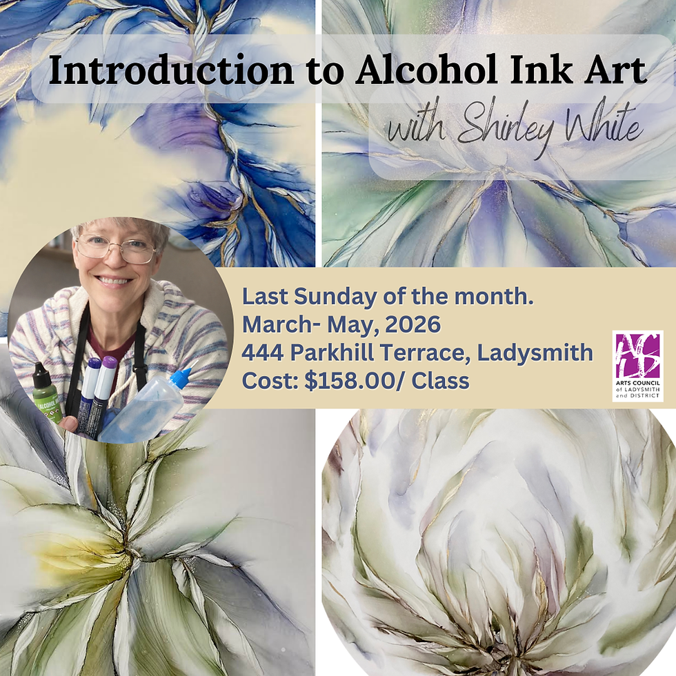 Introduction to Alcohol Ink Art with Shirley White