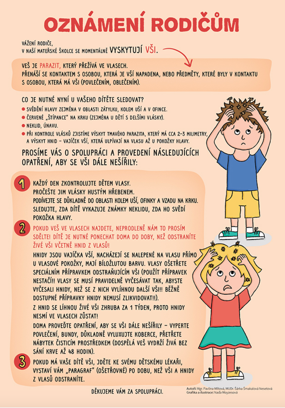 Základní informace o přenosu vší, léčbě a prevenci