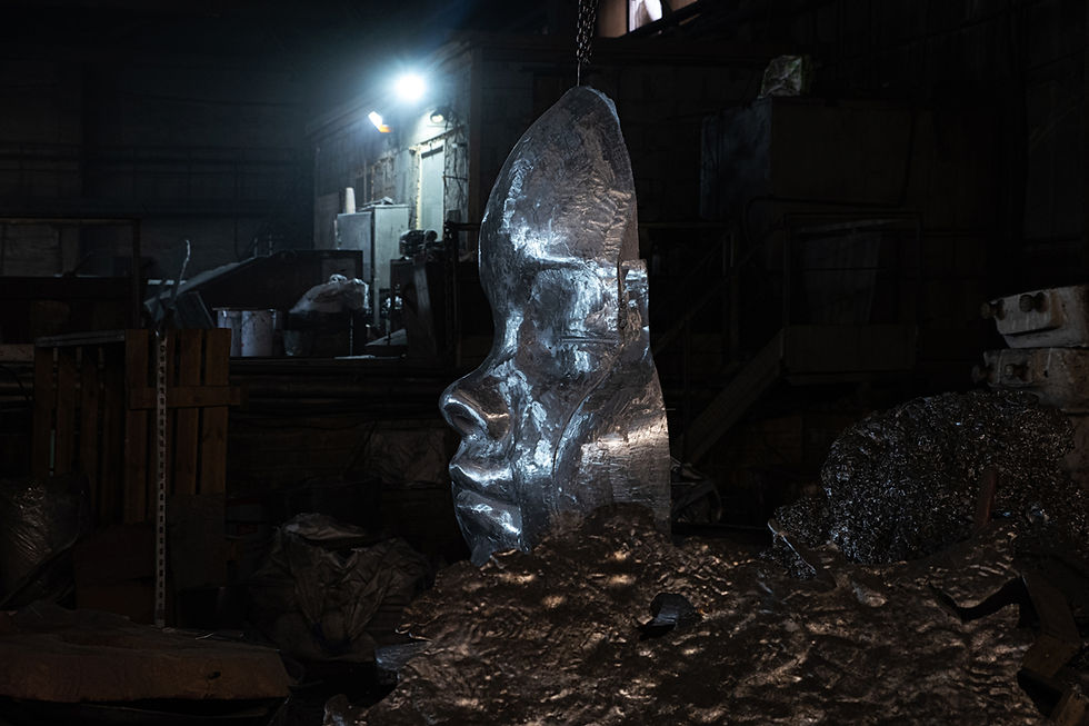 Industrial Baby during fabrication