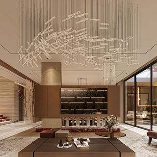 Luxury villa living room interior design in Riyadh