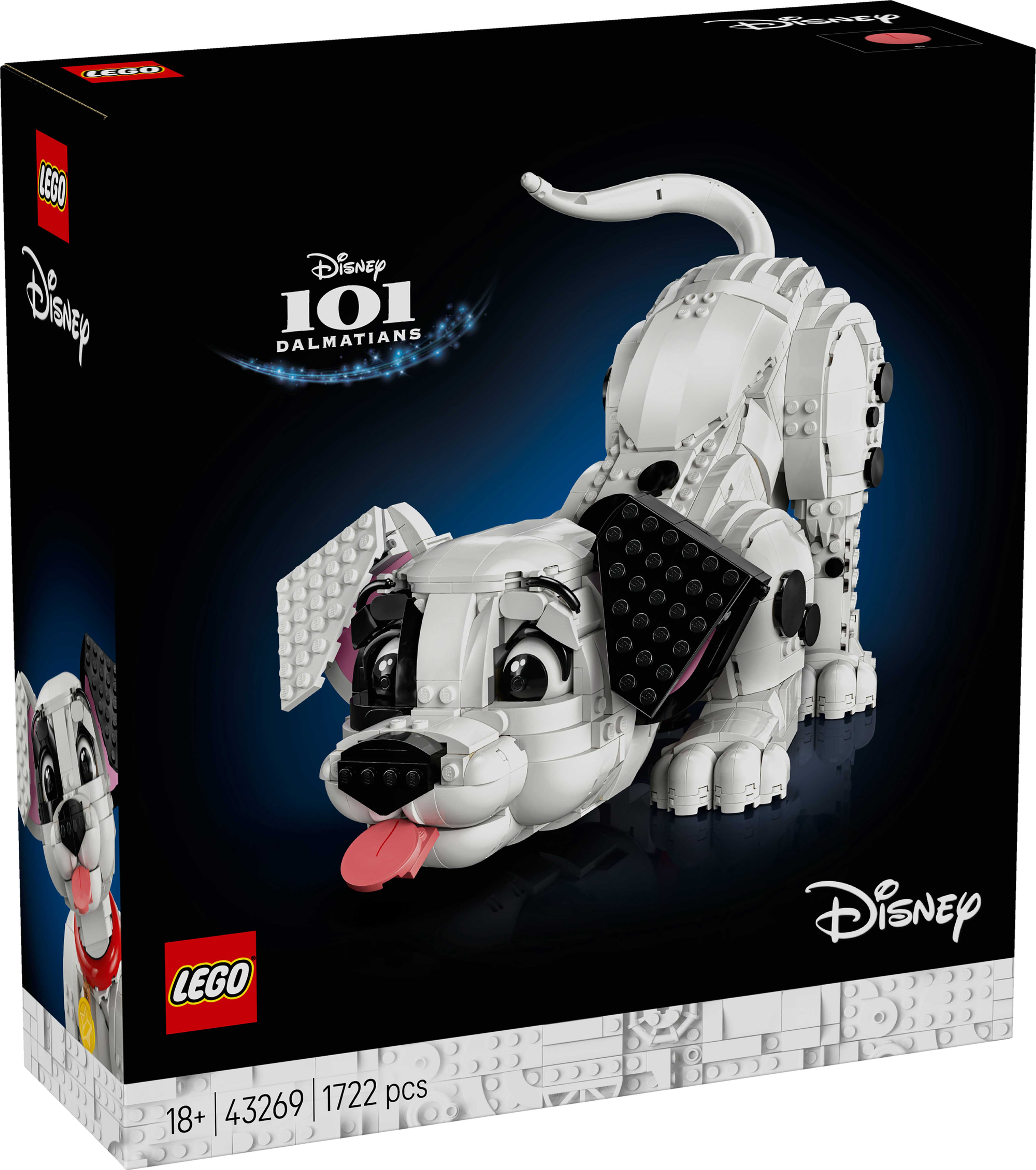 LEGO Disney 101 Dalmatians Puppy Nostalgic Gift-Giving Idea for Adults 43269