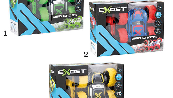 Exost 360 Cross LED Τηλεκατευθυνόμενο Αυτοκίνητο AS7530-20247