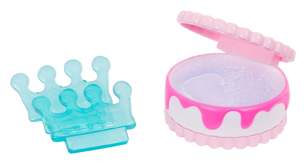 Thumbnail: Yummiland Large Doll + Lipgloss Pet- Callie Birthday Cake 546740