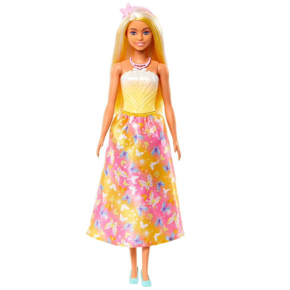 Thumbnail: Barbie Νεα Πριγκιπισσα- Πορτοκαλι Ανταυγιες HRR09