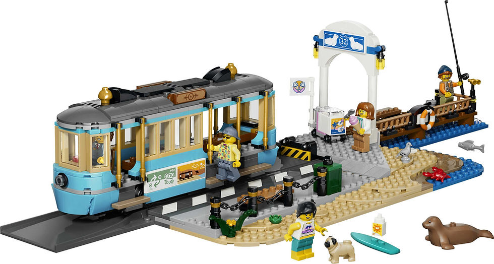 Thumbnail: LEGO City Classic Beach Streetcar 60506