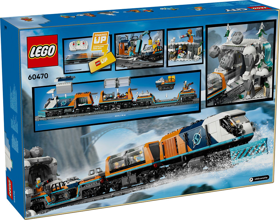 Thumbnail: LEGO City Explorers’ Arctic Polar Express Train Toy Vehicle Set 60470