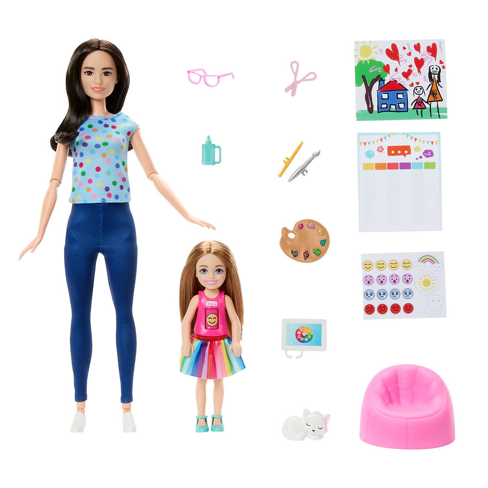 Thumbnail: Barbie & Chelsea Δασκαλα Καλλιτεχνικων HRG48