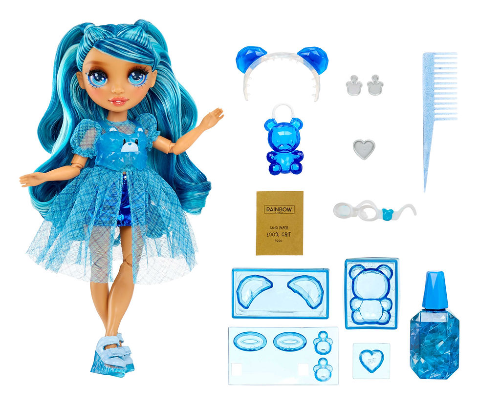 Thumbnail: Rainbow High Creative Crystals Fashion Doll- Skyler 121374