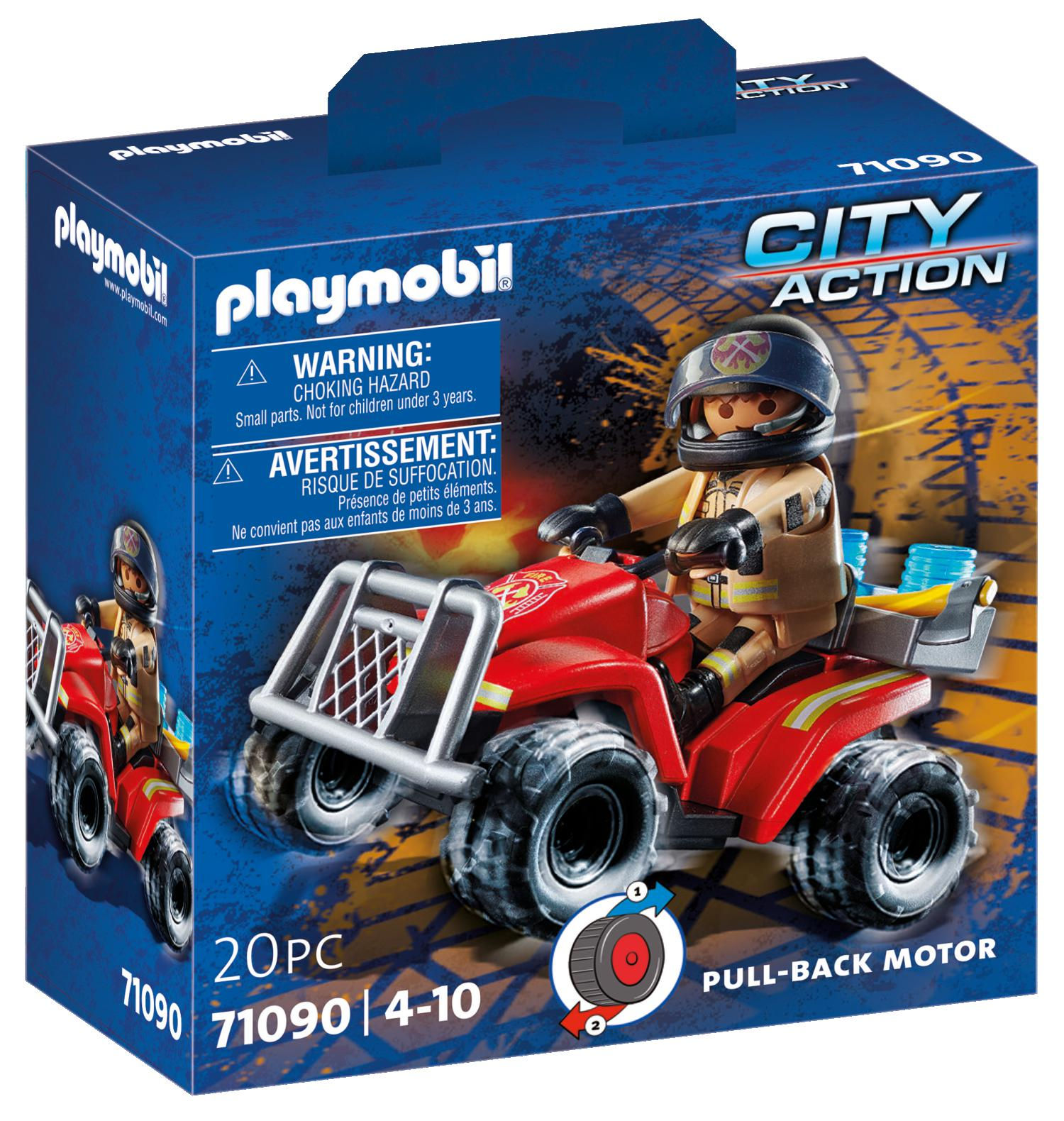 Playmobil City Action Πυροσβέστης με γουρούνα 4x4 71090