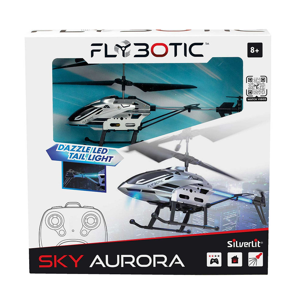 Thumbnail: Silverlit Flybotic Sky Aurora Τηλεκατευθυνόμενο Ελικόπτερο AS7530-84568
