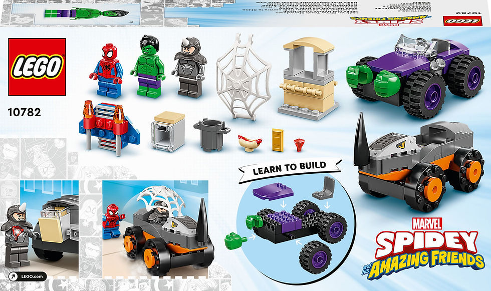 Thumbnail: LEGO Marvel Hulk vs. Rhino Truck Showdown 10782