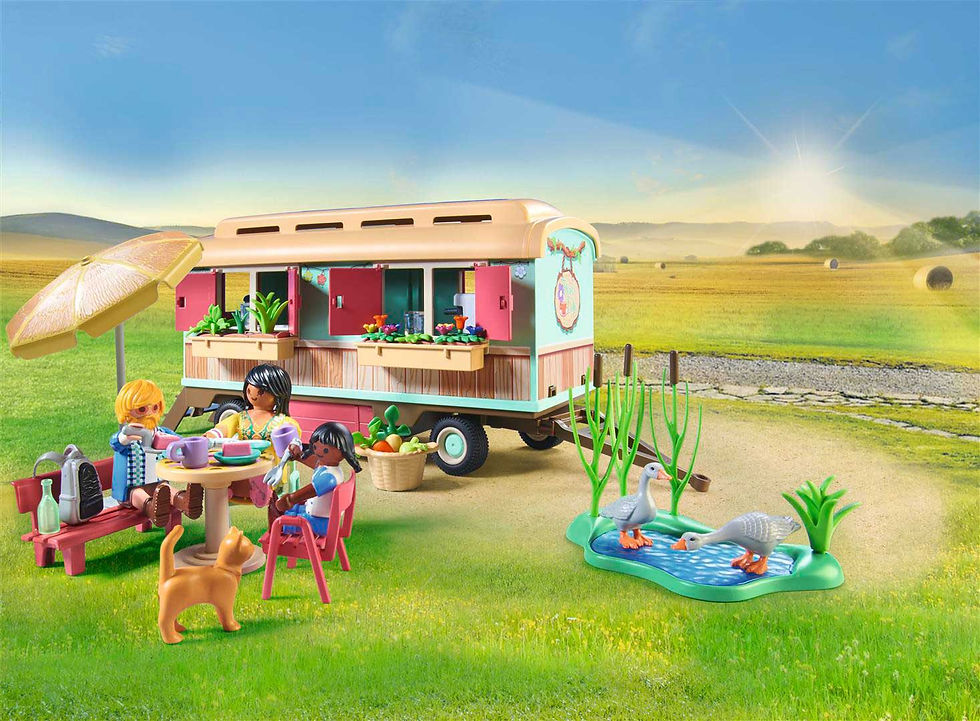 Thumbnail: PLAYMOBIL Country Καφετέρια-τροχόσπιτο 71441