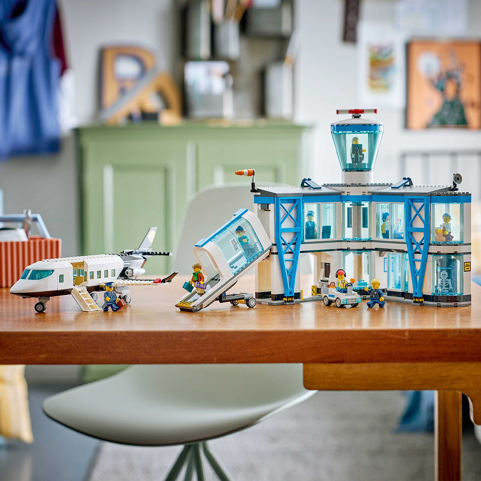 Thumbnail: LEGO City Airport with Airplane 60502