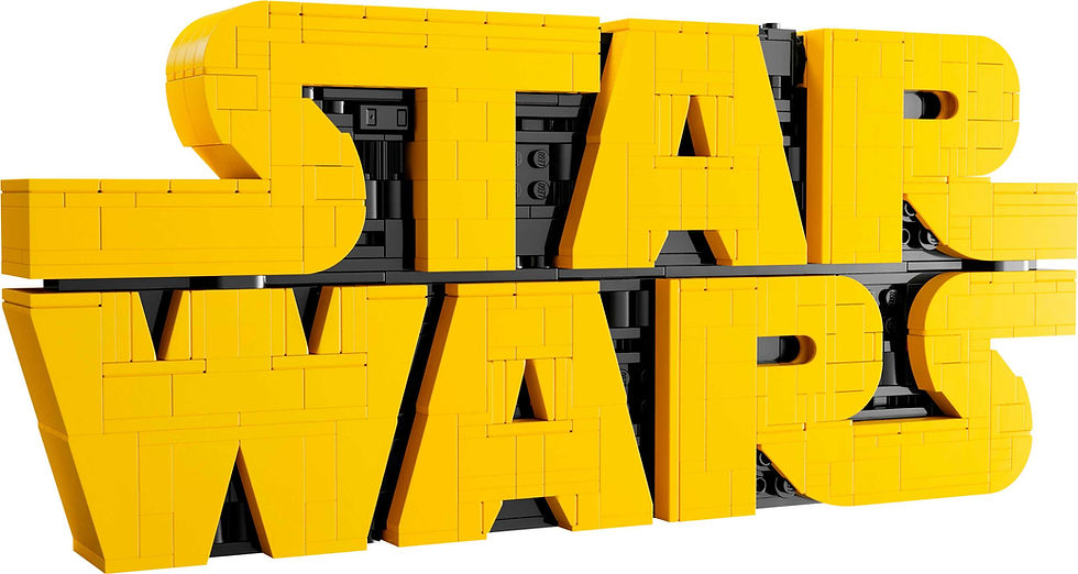 Thumbnail: LEGO Star Wars Brick-Built Star Wars Logo Sign 75407