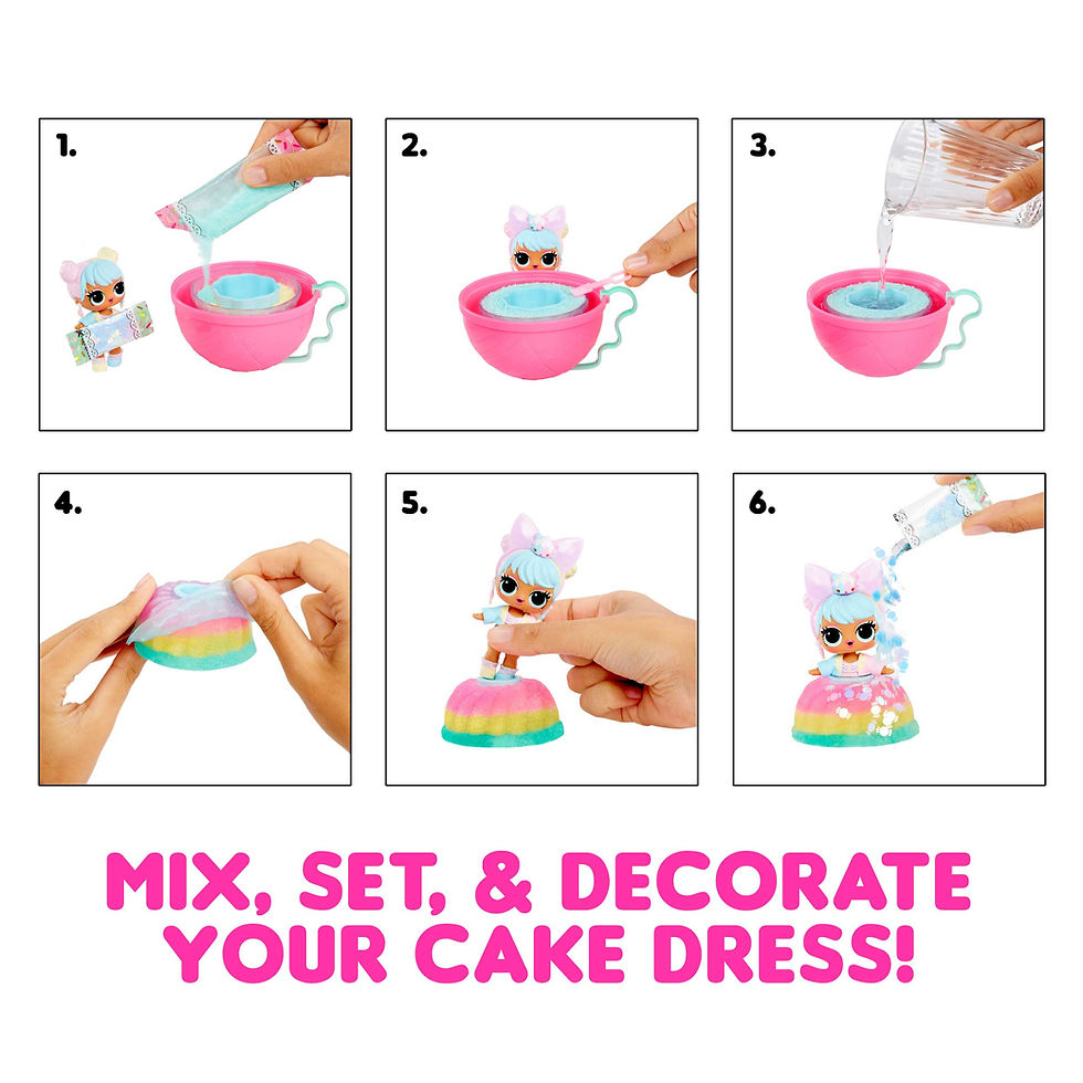 Thumbnail: L.O.L. Surprise Mix & Make Birthday Cake ™ Κουκλα Asst.  593140