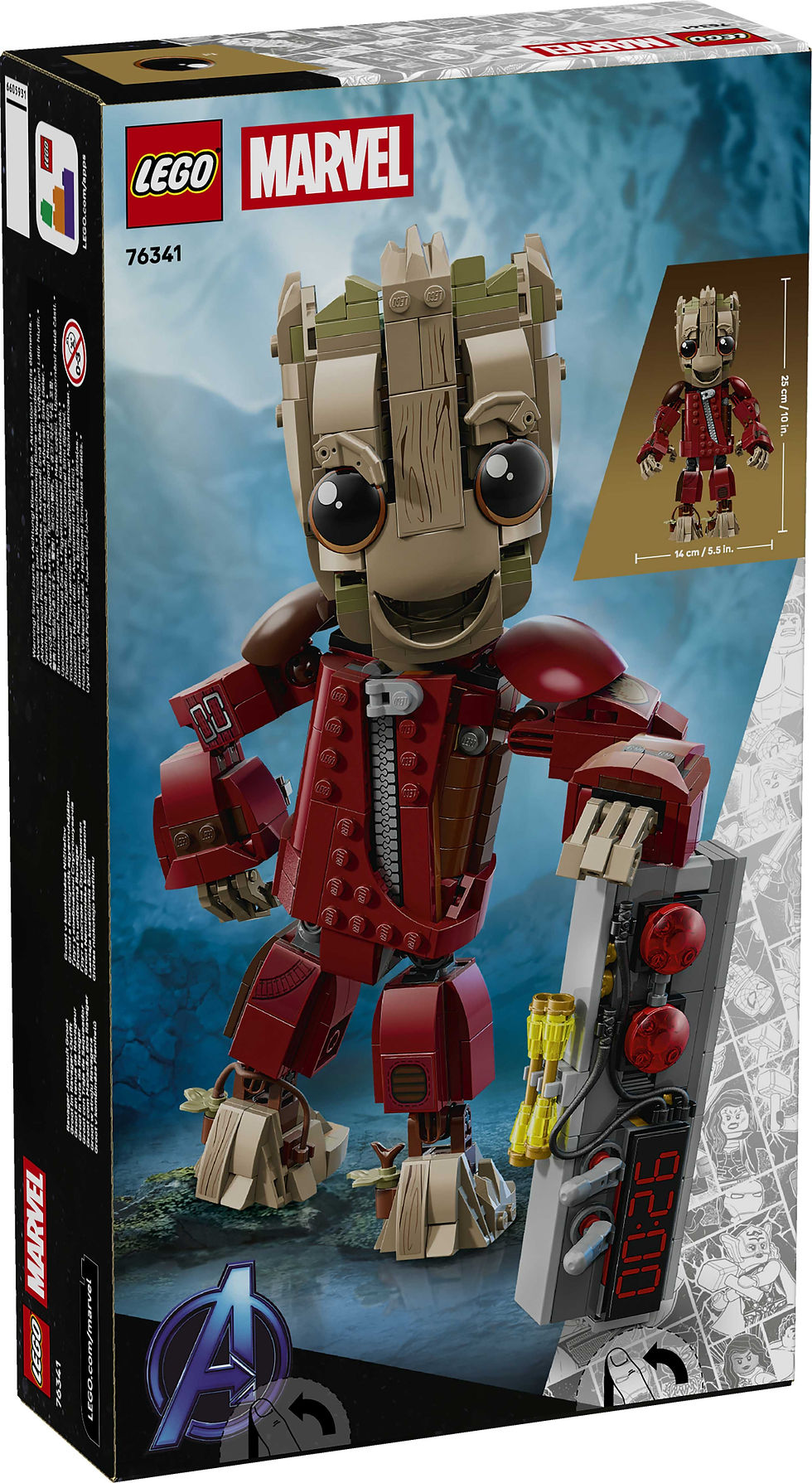 Thumbnail: LEGO Marvel Ravager Jumpsuit Groot 76341