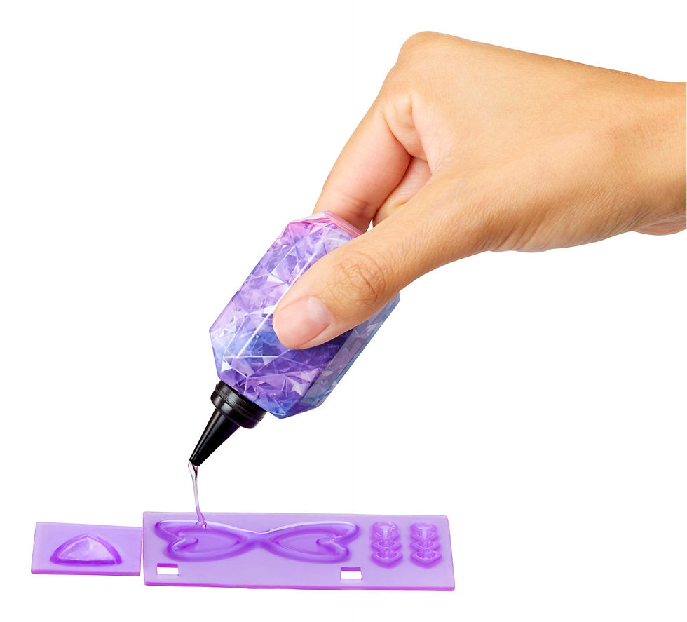 Thumbnail: Rainbow High Creative Crystals Fashion Doll- Violet 121404