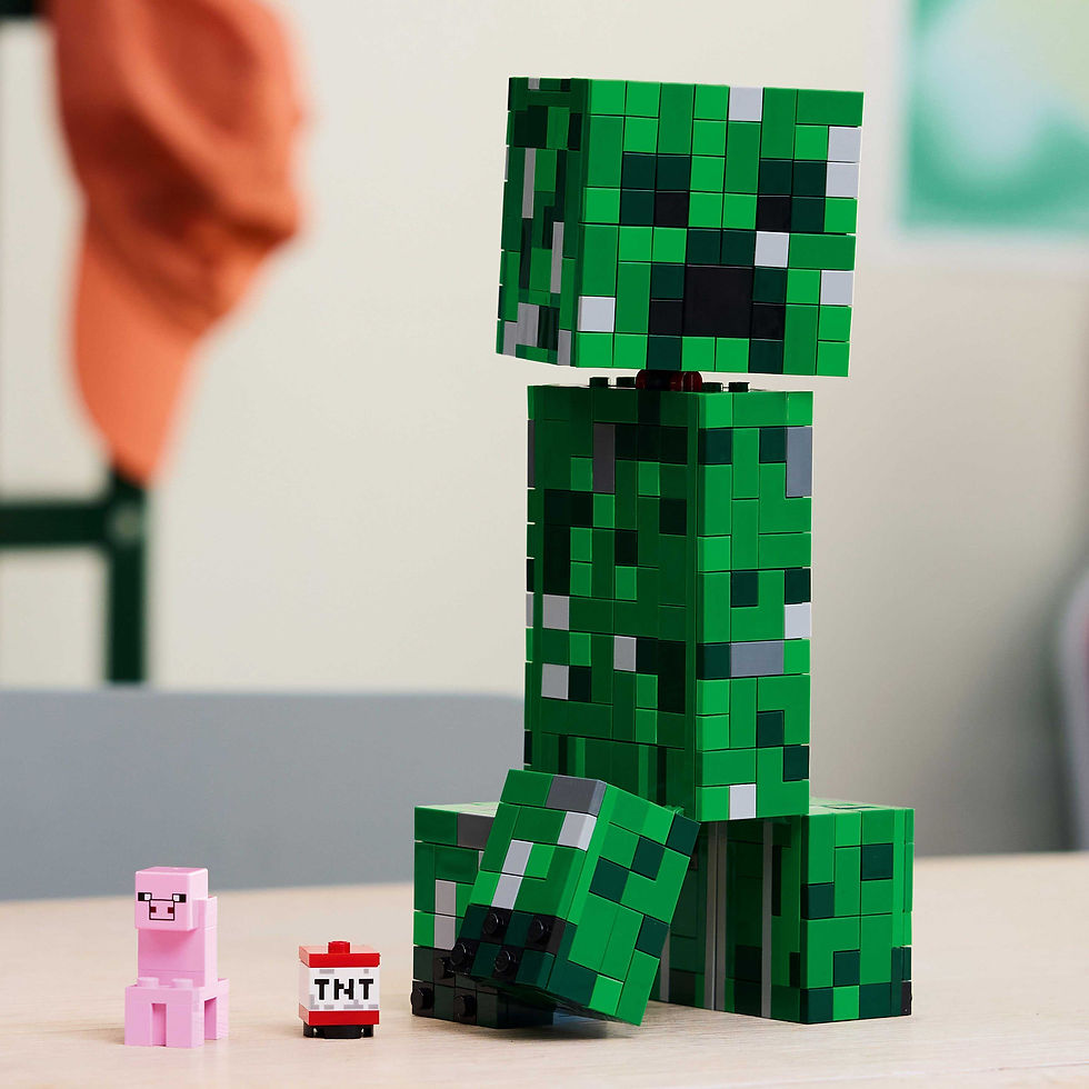 Thumbnail: LEGO Minecraft The Creeper Gamer Decor and Action Figure 21276