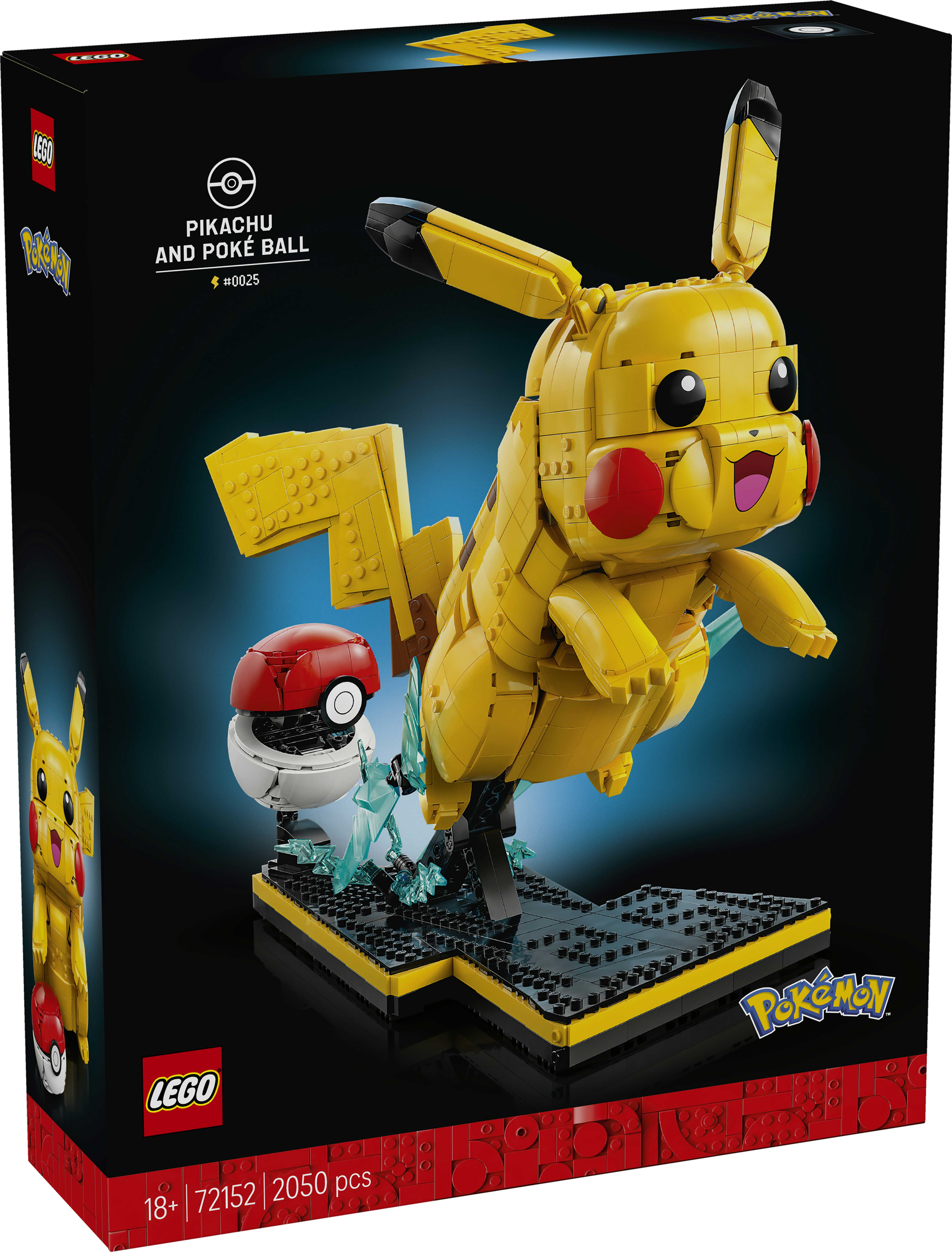 LEGO Pokémon Pikachu and Poké Ball 72152
