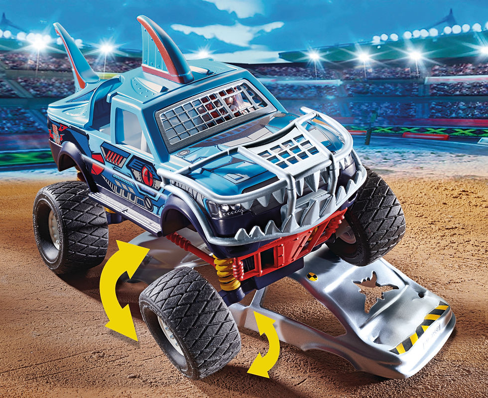 Thumbnail: PLAYMOBIL Stunt Show Monster Truck Καρχαρίας 70550