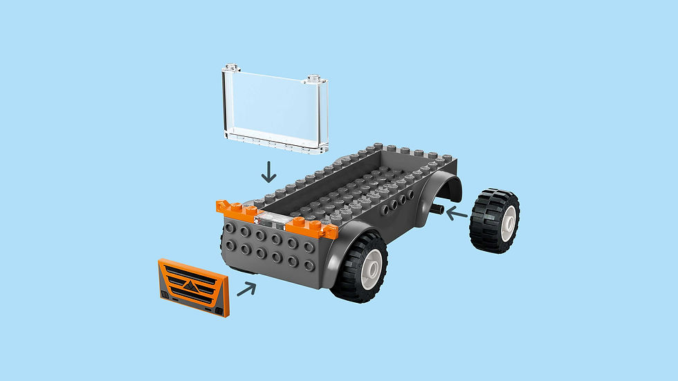 Thumbnail: LEGO City Motorcycle Transporter 60491