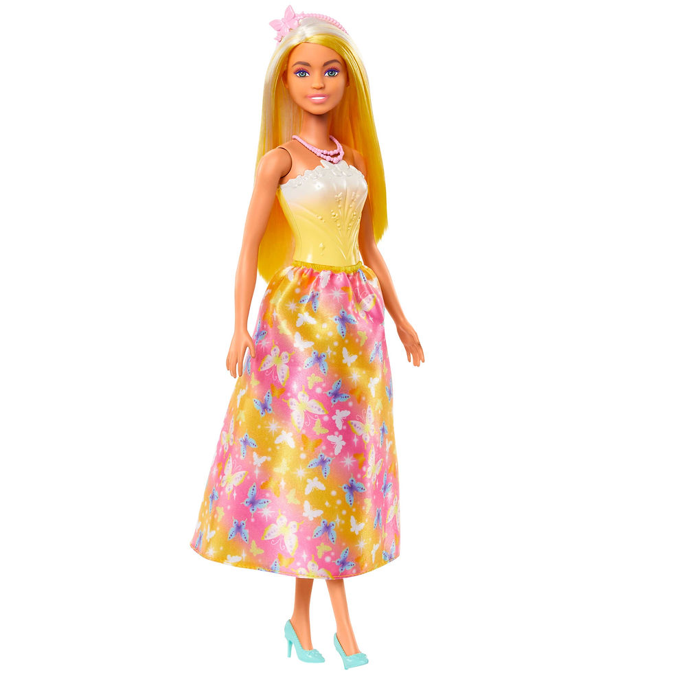 Thumbnail: Barbie Νεα Πριγκιπισσα- Πορτοκαλι Ανταυγιες HRR09