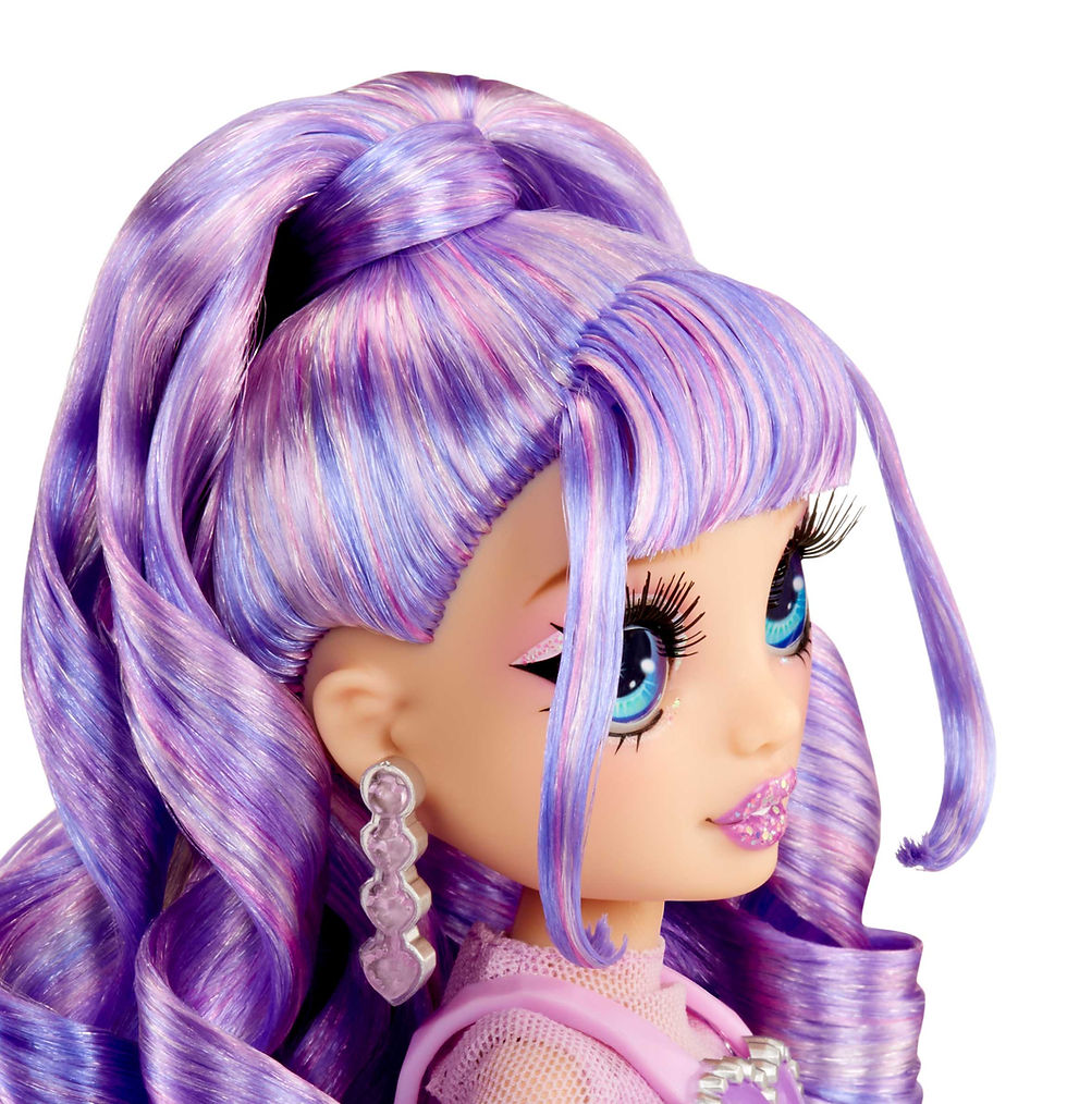 Thumbnail: Rainbow High Creative Crystals Fashion Doll- Violet 121404
